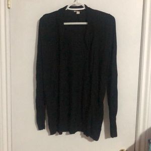 Black cardigan